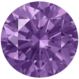 Amethyst, the February birthstone — violet purple trillion-cut gemstone